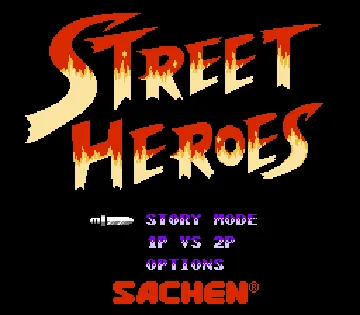 Street Heroes (Asia) (Ja) (Unl) screen shot title